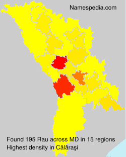 Surname Rau in Moldova