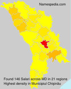 Surname Salari in Moldova