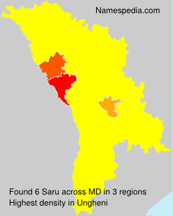 Surname Saru in Moldova