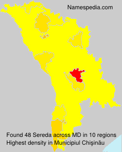 Surname Sereda in Moldova