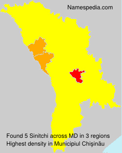 Surname Sinitchi in Moldova