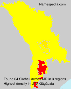 Surname Sircheli in Moldova