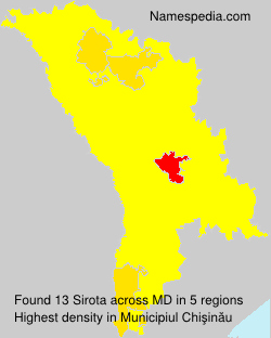 Surname Sirota in Moldova
