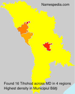 Surname Tihohod in Moldova