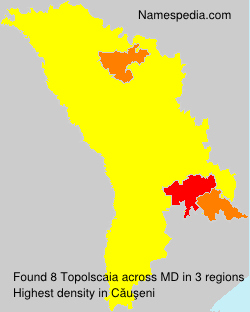 Surname Topolscaia in Moldova