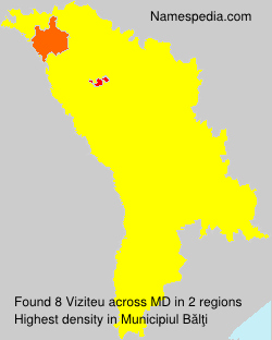 Surname Viziteu in Moldova