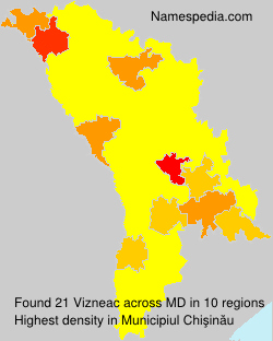 Surname Vizneac in Moldova