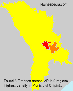 Surname Zimenco in Moldova