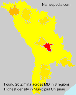 Surname Zimina in Moldova