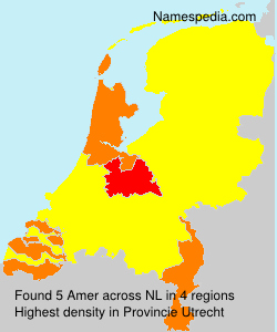 Surname Amer in Netherlands