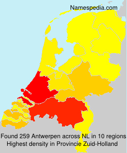 Surname Antwerpen in Netherlands