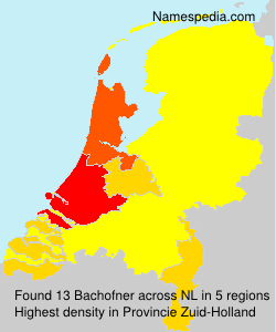 Surname Bachofner in Netherlands
