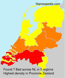 Surname Bad in Netherlands