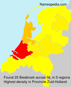 Surname Biesbroek in Netherlands