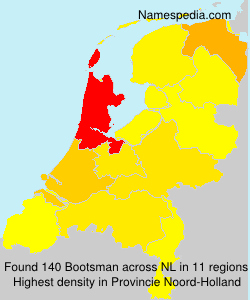 Surname Bootsman in Netherlands