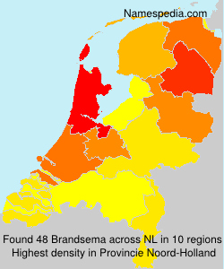 Surname Brandsema in Netherlands