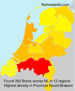 Surname Brans in Netherlands