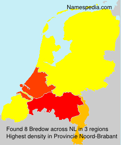 Surname Bredow in Netherlands