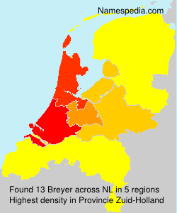 Surname Breyer in Netherlands