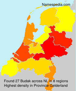 Surname Budak in Netherlands