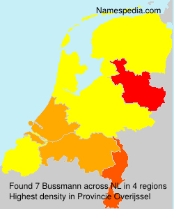 Surname Bussmann in Netherlands