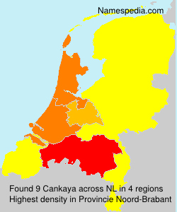 Surname Cankaya in Netherlands