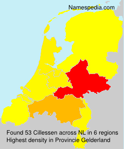 Surname Cillessen in Netherlands