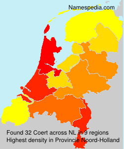 Surname Coert in Netherlands
