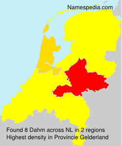 Surname Dahm in Netherlands