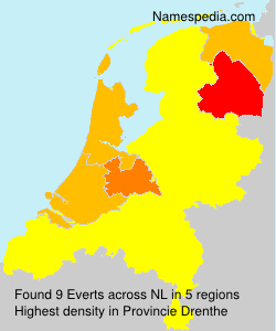 Surname Everts in Netherlands