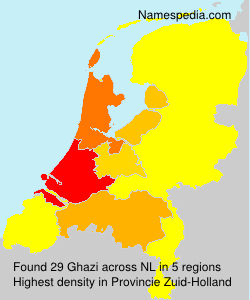 Surname Ghazi in Netherlands
