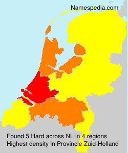 Surname Hard in Netherlands