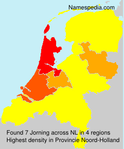 Surname Jorning in Netherlands
