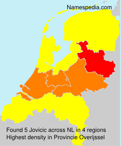 Surname Jovicic in Netherlands