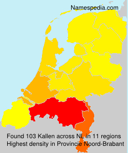 Surname Kallen in Netherlands