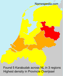 Surname Karabudak in Netherlands