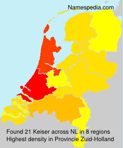 Surname Keiser in Netherlands