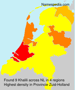 Surname Khalili in Netherlands
