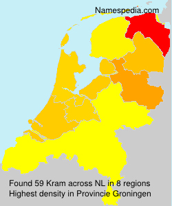 Surname Kram in Netherlands