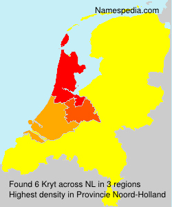 Surname Kryt in Netherlands