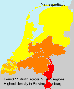 Surname Kurth in Netherlands
