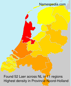 Surname Laer in Netherlands
