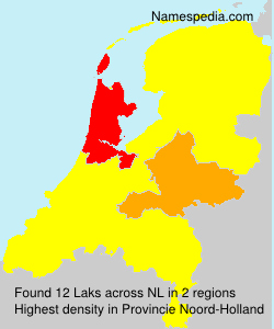 Surname Laks in Netherlands