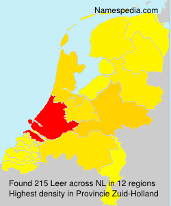 Surname Leer in Netherlands