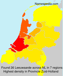 Surname Leeuwaarde in Netherlands