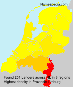 Surname Lenders in Netherlands