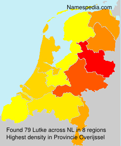 Surname Lutke in Netherlands