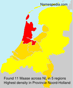 Surname Maase in Netherlands