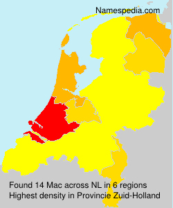 Surname Mac in Netherlands