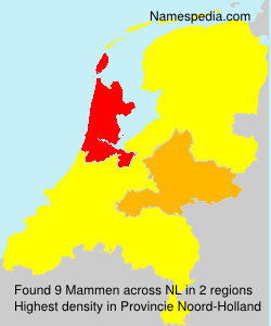Surname Mammen in Netherlands
